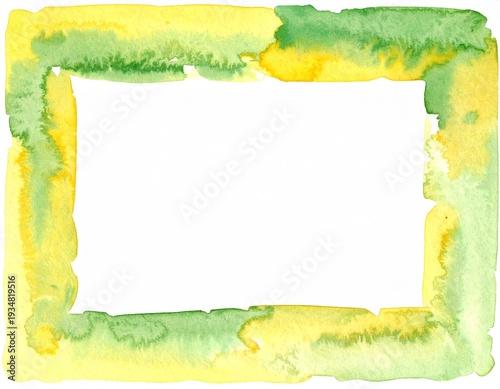 水彩　枠　フレーム