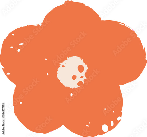 Flower Splash Silhouette Chalk