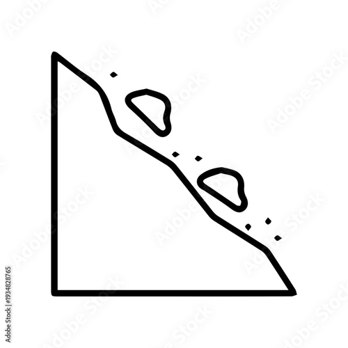 Landslide Hazard Icon
