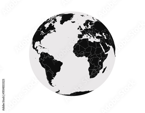 Modern Globe Vector Illustration
