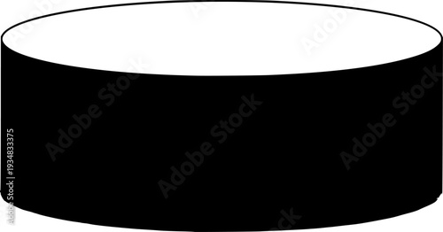 cylinder for product display, podium