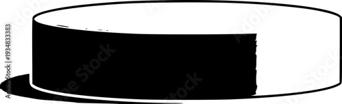 cylinder for product display, podium