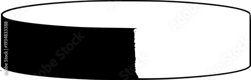 cylinder for product display, podium