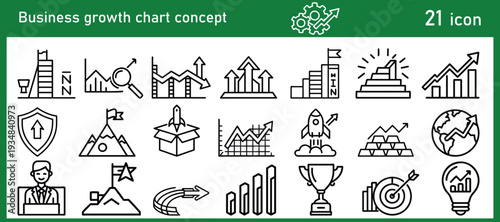 Set of plant themed vector icons in silhouette illustration style suitable for travel city landmark and infographic design