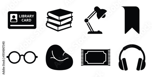 Reading nook with a book to study in library and learn in calm corner for comfortable education