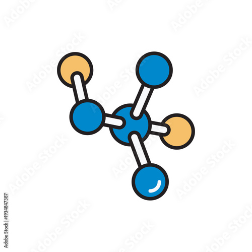 Chemical bonding of molecule