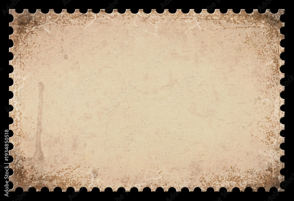 Fototapeta premium Vintage Blank Postage Stamp