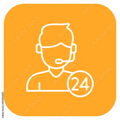 24 hours support Icon