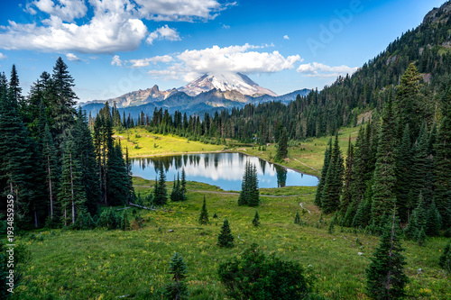 mountain lake in the mountains