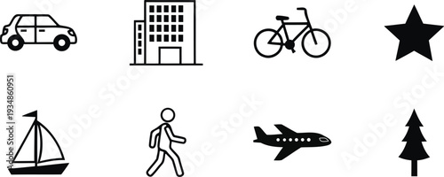 Temperature fluctuation icon with rising and falling arrows