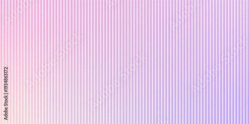 Aesthetic ribbed fractal glass texture. Modern pink, blue and purple gradient pattern. Frosted acrylic surface of door, window, roofs. Wavy striped blurry wallpaper. Vector bg.