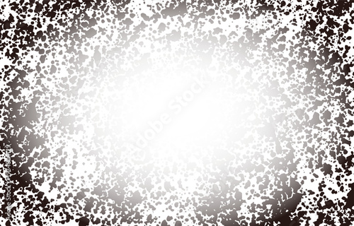 不気味なグレーの侵食スプラッター抽象背景