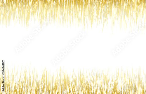 豪華な黄金色の上下集中線・スピード線フレーム