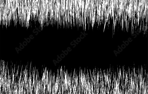 迫力のある黒背景に白い集中線・スピード線のフレーム背景