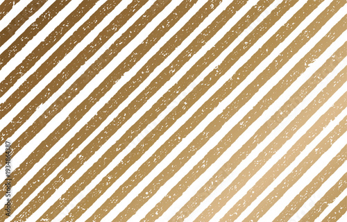 かすれ加工の斜めストライプ背景 茶色のグラデーション
