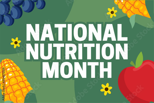 National Nutrition Month for better nutrition