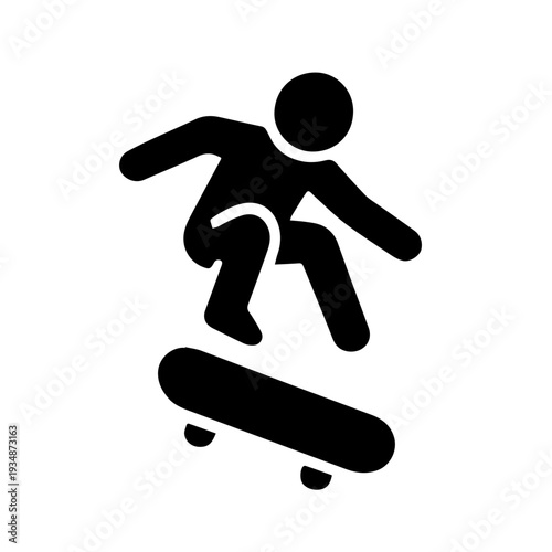 Skateboarding Kickflip