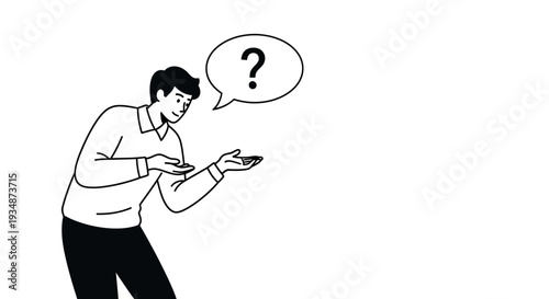 Man looking confused at mobile phone.