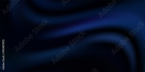 Black dark gray blue abstract elegant background. Drapery. Curtain. Fabric material. Soft folds. Wave stripe line. Gradient. Empty space. Design. Template.