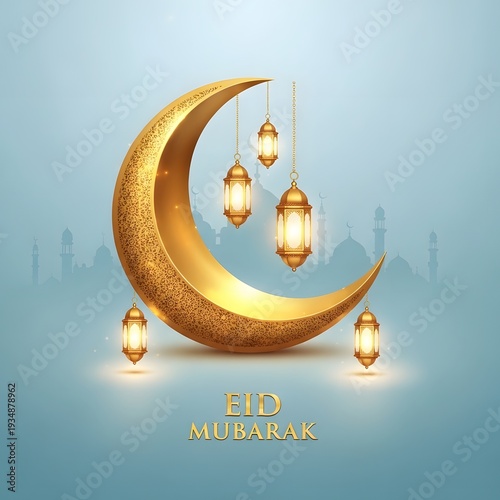 eid mubarak greeting card