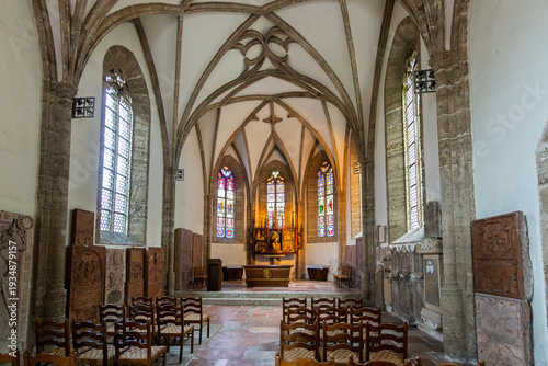 Εκτύπωση καμβά The interior of the Margarethenkapelle, or St