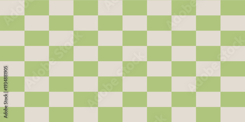 Abstract vector seamless pattern with distorted cage in y2k style. Twisted checkered funky background. 90s, 00s aesthetic. Retro wavy psychedelic checkerboard