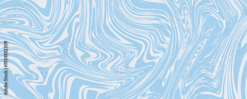 Abstract background seamless pattern with colorful waves. Trendy vector illustration in retro psychedelic style