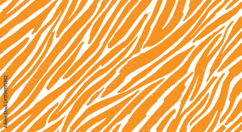 Zebra print, animal skin, tiger stripes, abstract pattern, line background, fabric. Vintage, retro 80s, 90s. Amazing hand drawn vector . Poster, banner. 