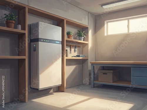 Home Energy Storage Battery Wall Unit Interior