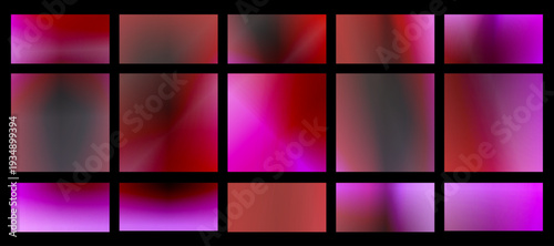 Deep red, magenta, and black gradients pulse across rectangular blocks in a strong grid, creating a dramatic, high-energy backdrop ideal for music, nightlife, or fashion themes.
