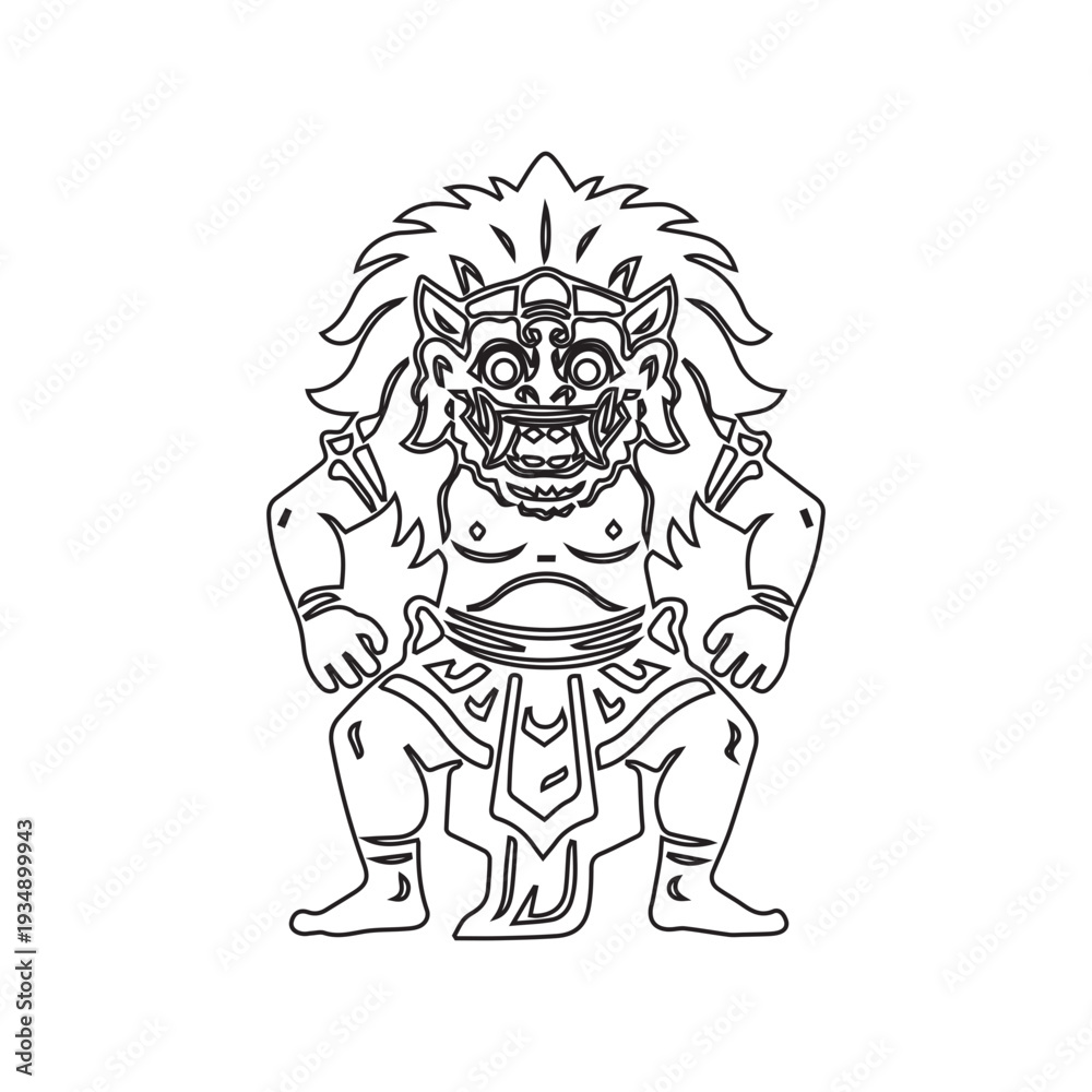 Fototapeta premium Mythical Creature Illustration