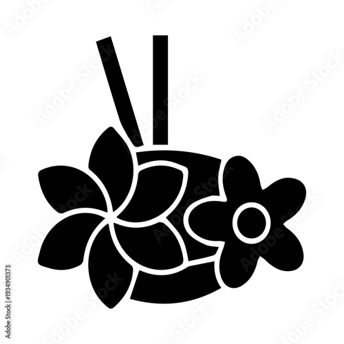 Tropical Flower Lei Icon