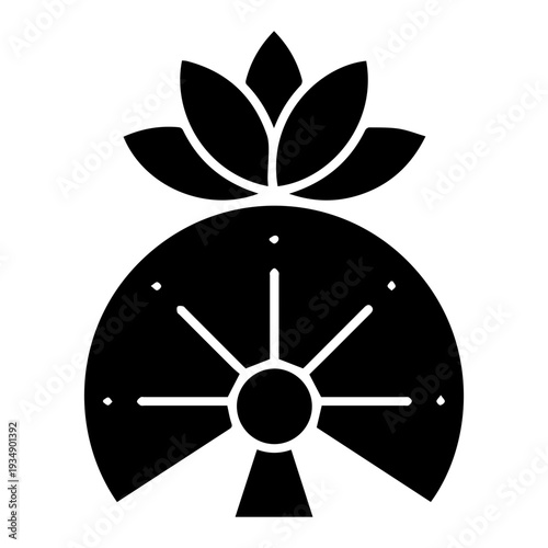 Zen Lotus Dharma Wheel
