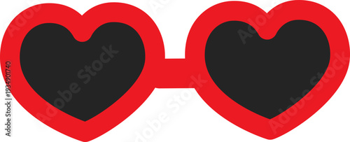 heart sunglasses icon