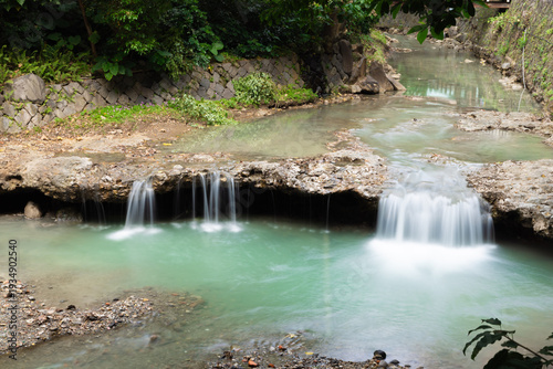 Hot spring area at Beitou literary Trail in Taipei