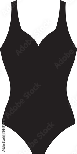 Vector black bodysuit