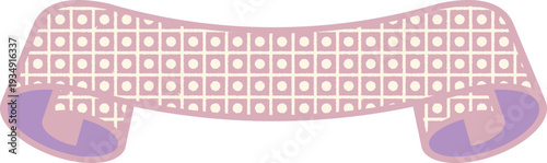 Ribbon Frame -4- Kanoko - pink