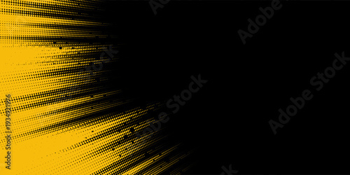 Yellow Grunge Sport Background black Paint Streaks, abstract grunge background design for vehicle vinyl wrap and sports car, racing car, illustration template design