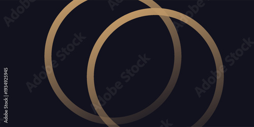 Black premium background with luxury dark golden geometric elements.vector eps10
