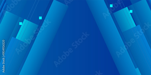 Abstract blue tech background. Vector illustration