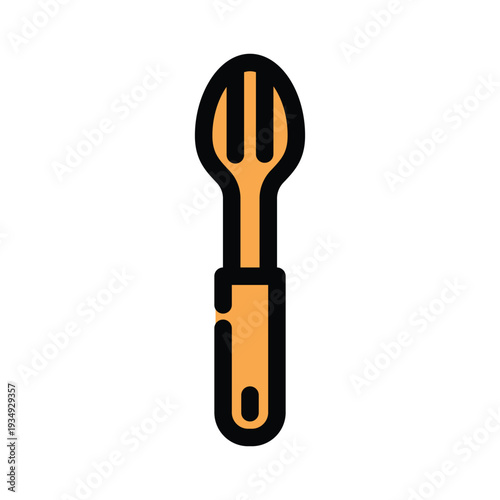 Fork icon design template