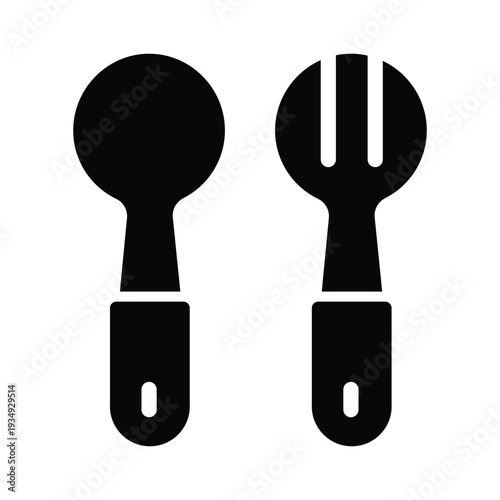 Fork icon design template