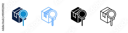 Product Search Multiple Style Icon Set Collection 