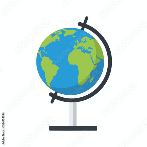 Desktop Globe Icon