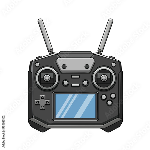 Drone Remote Control Illustration