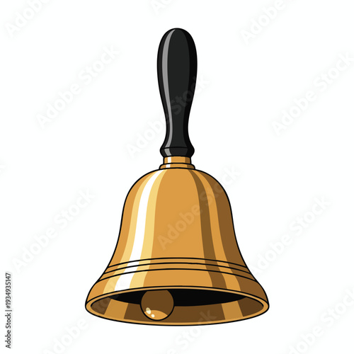 Golden Bell Illustration