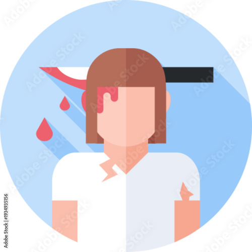 Victim Person Suffering Icon