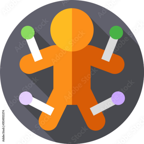 Voodoo Doll Magic Icon