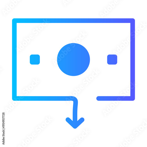 arrow gradient icon