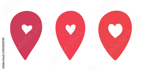 Set of hand drawn map pin Map marker pointer sign GPS and mapping tools Location pin symbol Pinpoint clipart in doodle style Single element for web, design